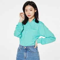 VCM389447베이직 uv차단 여자 긴팔 카라티셔츠