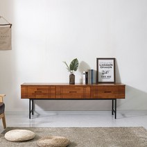 베란다 수납장 시스템 800, 하운드 멀바우 거실장 1800 TV장 TV다이 선반