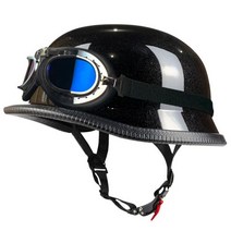 쇼에이 오픈페이스 티티앤코 헬멧 빈티지 레트로 오픈 페이스 오토바이 하프 헬기 바이커 파일럿 DOT 사이즈 S-XXL, M, A09