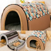 대형견 하우스(XL)(브라운) 마당개집 강아지텐트집 시바견집