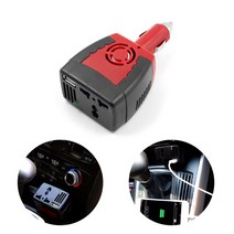 인버터 차량용 트랜스 자동차 인버터 150W 전원 DC 12V ~ AC 220V USB 포트 2.1A 충전기 분배기 액세서리, 한개옵션0