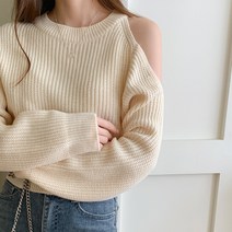 언발란스 트임 긴팔 니트 L22090914