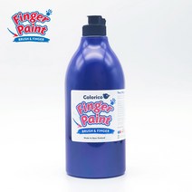 칼라리코 핑거페인트 1000ml 낱색 (18가지 색상 선택), 파란색