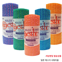일본 에스더 샤워 타올, 색상랜덤, 3개