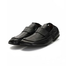 22FW DRIES VAN NOTEN 드리스반노튼 레더 로퍼 블랙 341H10 QU134 900