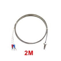 기상관측기 풍속계 장비 디지털 온도기 습도기 날씨 W3230 AC 110-220V LED 디지털 온도 컨트롤러 조절기, 한개옵션1, 02 K-type thermocouple
