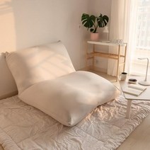 침대 소파를 하나로 왕쿠션 빈백, 왕쿠션 빈백 더블(싱글1+1)+더블커버증정, 그레이