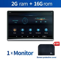후석모니터 자동차 캠핑카TV 모니터 리어 차량용 ainavi 13.3 inch headrest tv 4k car monitor android 10.0 multifunction, 1 모니터 2g 16g