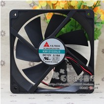 Wonsan km121225ls 12025 12cm 12v 0 18a 컴퓨터 섀시 전원 공급 장치 냉각 팬, 한개옵션0