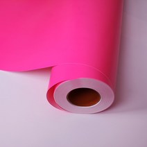 와이티 칼라시트지 30색상 무광 시트지 폭1M x 1M, 컬러23) 형광분홍
