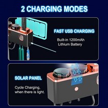 UV 칫솔 홀더 벽걸이 자동 치약 디스펜서 욕실 소독용 전동 걸이 소독기 정리함 세트 USB 충전식 UVC LED 조명 4컵 1278306