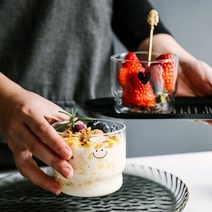패턴 프린팅 글라스 잔 접시 플레이팅 물 컵 스마일, 1개, 색상