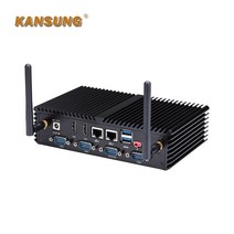 미니PC 팬리스 듀얼 코어 미니 Pc 6 Com 2 Lan 베어본 시스템 12V i7 리눅스 우분투 개인 K4500UP6 서버 데스크탑 컴퓨터, [01] NO RAM NO SSD, [01] NO WIFI