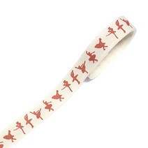 (주)아트인 발레리나 라벨리본(15mm-90cm), 레드