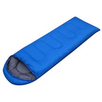 초경량 방수 캠핑 침낭 야외 휴대용 이불 따뜻한 방풍 경량 하이킹, 3.Blue