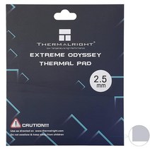 Thermalright 방열 패드 실리콘 방열 패드 12.8 W/mK 비전도성 내열성 고온 저항 노트북 방열판/GPU/CPU/LED 쿨러 그레이 (1.0mm), ODYSSEY 120x120mm 12.8w/mk, 120x120x2.5mm