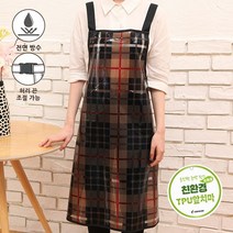 친환경 우레탄버클방수앞치마 앞치마 방수100% 무독성, 잔꽃