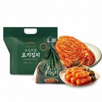 피코크 조선호텔 포기김치 4kg + 총각김치1.5kg, 단품