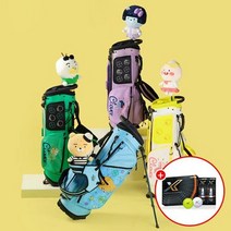 브랜드없음 카카오프렌즈 골프 럭키 9인치 스탠드백/골프공 제공, 럭키 스탠드백 리틀네오:사은품FM