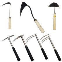 텃밭농기구 벽체 잔디 호미 조선낫 풀낫 두발 야전 약초 괭이 곡괭이 잡초제거 원예 주말농장 농기구, 04_약초괭이