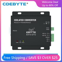 필요한 CDEBYTE 양방향 투명 전송 모뎀 서버 포트 변환기 RS232-RS485/RS422
