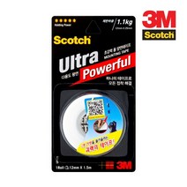 3M 스카치 울트라 폼 다용도 양면테이프 평면용 UP115