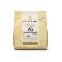 [유통기한2/5일]3461. 칼리바우트 화이트(28%) 초콜릿 400g / 칼레 초콜릿 화이트 [하절기 아이스박스 무료], 1개