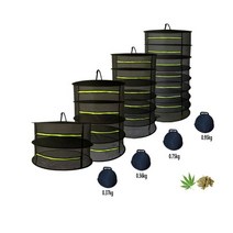 식기건조대 고추 건조망 고구마 들깨 건어물 허브 건조 그물 매달려 바구니 접는 건조 랙, b -- 8개의 레이어