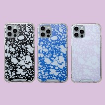 [바보사랑] 프로자인 잉크마블 그래픽 범퍼 케이스, 색상/기종:BLACK/iphone1212Pro, 상세 설명 참조