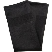 SNAP DRAPE Milan 스펀 폴리에스터 리넨 디너 냅킨 천 가정 및 레스토랑을 위한 최소한의 보풀이 있는 재사용 가능한 55.9 x 55.9cm(22 22인치) 블랙 12개, Black