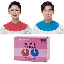 넥셔터 넥커버/머리카락 날림보호, 넥셔터-핑크, 1개