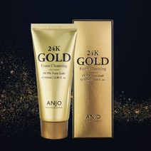 앙쥬 24K 골드 폼 클렌징 100ml 피부각질 노폐물 제거 모공청소 수분충전 거품마사지