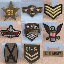 5+1 [밀리터리]까미샵 DIY 견장 리폼 마크 밀리터리 브로치 와펜 케릭터 코사지 패치 해골 이모티콘 3D와펜 단추 이모티콘, 1매, 밀리터리-007