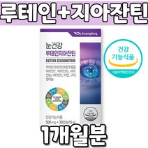 루테인 지아잔틴 복합 추출물 비타민 아연 구리 눈건강 루테인 지아잔틴 광동 30캡슐 위생적인 PTP 포장 작은 캡술 캡슐 타입 건강 기능 식품 결명자 블루베리 빌베리 추출물
