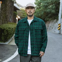 러기드하우스 : 네임드 오버핏 체크 셔츠