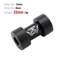 자동차쇼바 에어서스 완충기 12x8mm 알루미늄 합금 자전거 후방 충격 흡수기 부싱 슬리브 심 22/24/26/32/4, 04 12x8x32mm