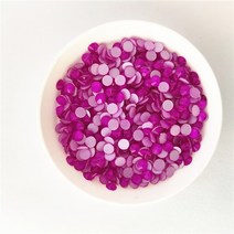 저스트씨 SS3-30 유리 야광운 형광 크리스탈 네온 비 핫 수정 라인 석 FlatBack Strass 패브릭 의류 네일 아트 장식, [09] ss20 1440pcs, [02] Fluorescent Purple