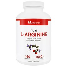 마이라이프 내추럴스 L-아르기닌 1000mg, 360정, 1병