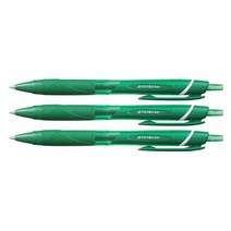 유니 제트스트림 유성볼펜 0.7mm SXN-150-07 그린, 3개