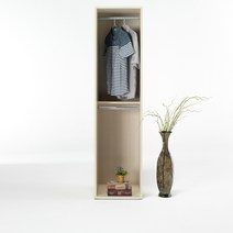 옵티마 롤스크린 드레스룸 500 2단옷장 시스템옷장, 워시오크_HNAO11WAC