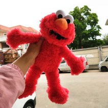 웃는엘모인형 엘모 굿즈 Elmo 세서미 스트리트 애착인형 35/60/70cm 빅버드 쿠키 몬스터, As Picture, 35cm Elmo
