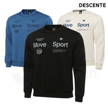 데상트 공용 무브스포츠 본딩 플리스 맨투맨 SM423SHTN5