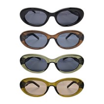 [MUJI] 오벌형 뿔테 선글라스 OVAL 남녀공용 가성비 득템