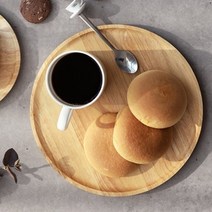 [비다하우스] 원형 우드 플레이트 접시, 원형 나무접시