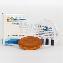 미국/잔류염소 Test Paper CM-240(2롤입)/소독액의 시간에 따른 농도 감소 확인