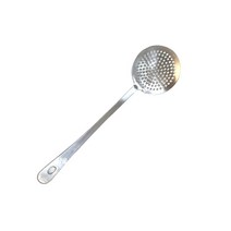 국산 스텐튀김뜰채 스키머 원형타공 건지개 105x385mm