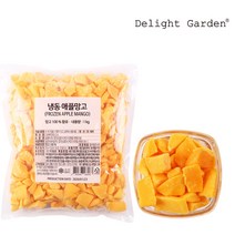 딜라잇가든 [딜라잇가든]냉동 애플망고 스무디컷 1kg x 5, 5개