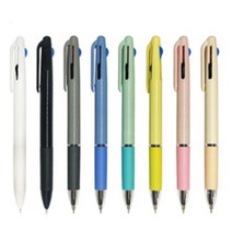 직장인 필기구 파스텔 컬러 저점도심 몽글3색펜 볼펜구입 사무용3색펜 볼펜, 베이지