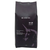 커피 리브레 유니콘 코스트코 미디엄 다크 로스팅, 3개, 1.13kg, 홀빈