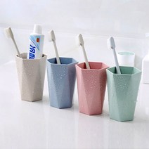 일본 대리석 감성 양치컵 4color 안깨지는 가글 칫솔컵, 상세설명 참조, 아이보리, 1개